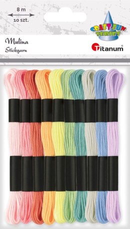Mulina Craft-Fun Series pastelowa 10 kol. Titanum (25HJ0331-12)