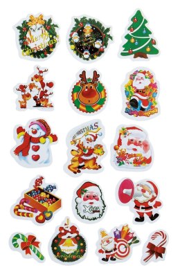 Naklejka (nalepka) Craft-Fun Series 10 plansz Boże Narodzenie Titanum (25XQ0521-3)