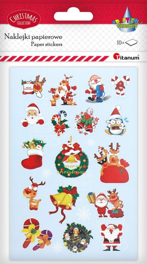 Naklejka (nalepka) Craft-Fun Series 10 plansz Boże Narodzenie Titanum (25XQ0521-5)