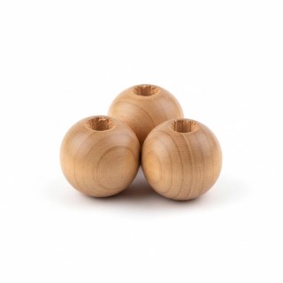 Ozdoba drewniana Craft-Fun Series Korale drewniane w kolorze ciemnobrązowym Titanum (25KBZ007)