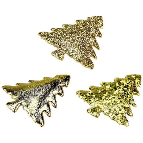 Ozdoba materiałowa Craft-Fun Series Złote choinki Titanum (BJ25042703)