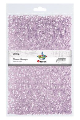 Ozdoba materiałowa Craft-Fun Series siatka koronkowa liliowa Titanum (25CR0331-17)