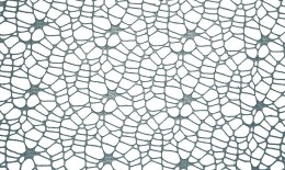 Ozdoba materiałowa Craft-Fun Series siatka koronkowa niebieska dymna Titanum (25CR0331-22)