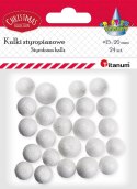 Ozdoba świąteczna Craft-Fun Series styropianowe kule Titanum (25YX0514-1)