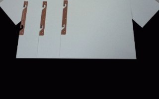 Skoroszyt A4 SKOROSZYT ZAWIESZKOWY PEŁNY biały tektura bezkwasowa Tekpar (50 SZTUK)