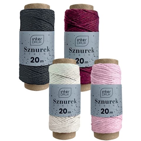 Sznurek szurek satin gold 5902277345523 20m Interdruk (20m)