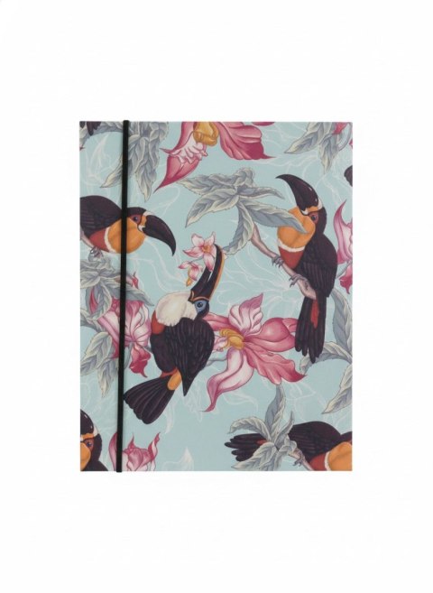 Teczka kartonowa na gumkę TUKAN T0123 A5 łamana z gumką A5 mix Penmate (TT9264)