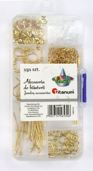 Zestaw do tworzenia biżuterii Craft-Fun Series Akcesoria do biżuterii Titanum (25BJ033122)