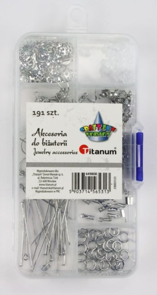 Zestaw do tworzenia biżuterii Craft-Fun Series Akcesoria do biżuterii Titanum (25BJ033123)