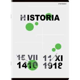 Brulion tematyczny historia A5 80k. 70g krata Top 2000 (400132312)