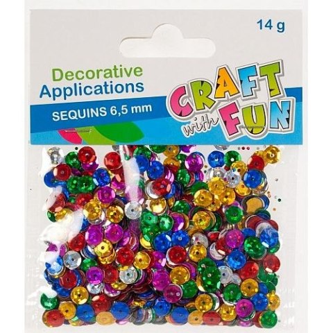 Cekiny KÓŁKA mix 14g Craft with Fun (327088)