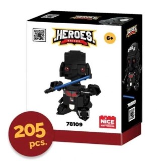 Klocki konstrukcyjne Heroes! Black Soldier 205 el Nice Group (1093)