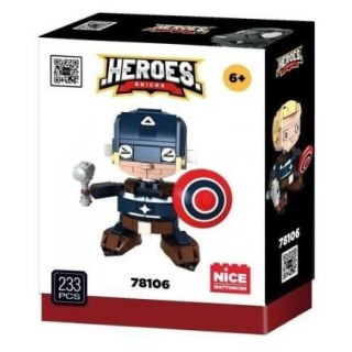 Klocki konstrukcyjne Heroes! Blue Soldier 228el. Nice Group (1062)