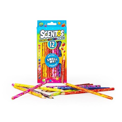 Kredki ołówkowe pachnące 12 kol. Dumel (ST40515)