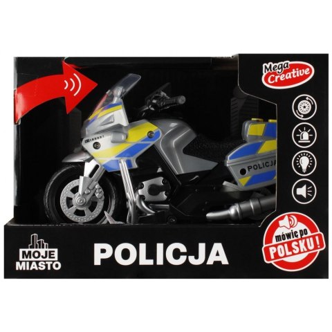Motocykl policyjny Mega Creative (520415)