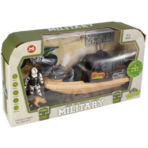 Motorówka wojskowa z akcesoriami Mega Creative (523008)