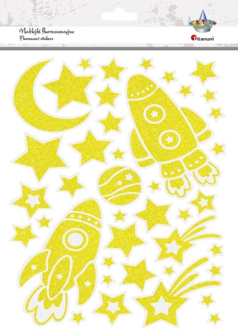 Naklejka (nalepka) Craft-Fun Series Kosmos świecące w ciemności Titanum (486996)