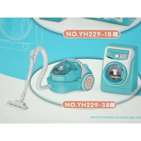 Odkurzacz zabawkowy pralka i odkurzacz, na baterie Adar (526792)