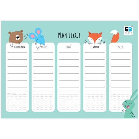 Plan lekcji Kids Interdruk (PLANA4BBKP)