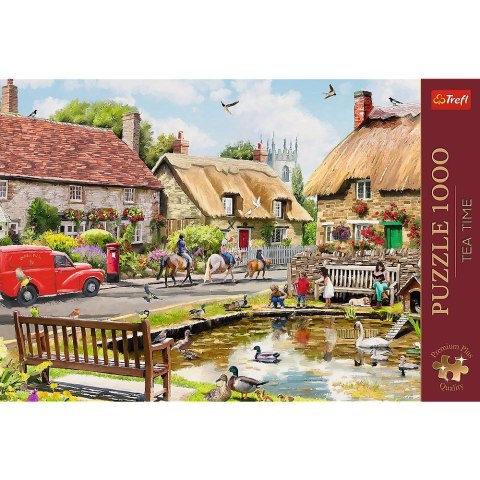 Puzzle Premium Plus Lato w miasteczku 1000 el. Trefl (10808)