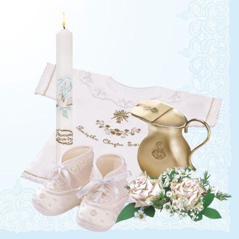 Serwetki chrzest różne papier [mm:] 330x330 Pol-mak (SL ch)