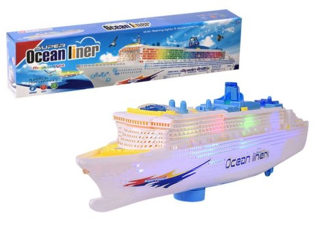 Statek Pasażerski Wycieczkowy Jeżdżący Światła Dźwięki Lean (20483)