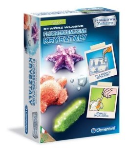 Zestaw kreatywny do składania fluorescencyjne kryształy Clementoni (60584)