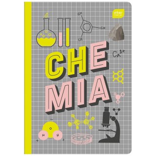 Zeszyt tematyczny CHEMIA A5 60k. 70g krata Interdruk (ZE60CHE#)