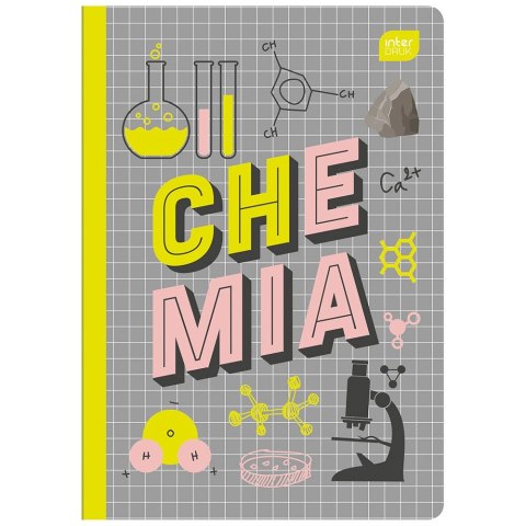 Zeszyt tematyczny A5 CHEMIA 60k. 70g krata Interdruk (ZE60CHE#)