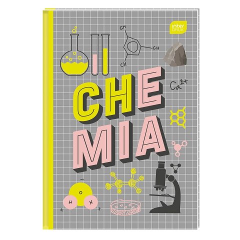 Brulion tematyczny A5 80k. 70g krata Interdruk (BRA5CHE)