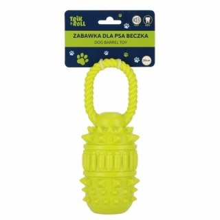 Gadżet Zabawka dla psa Beczka 20 cm z uchwytem zielona Trik Roll (560863)