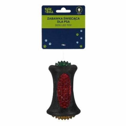 Gadżet Zabawka dla psa Kość świecąca 9cm Trik Roll (560689)