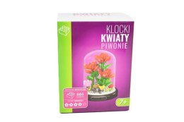Klocki konstrukcyjne kwiaty - piwonie pod kloszem - 684 elementy Artyk (176470)