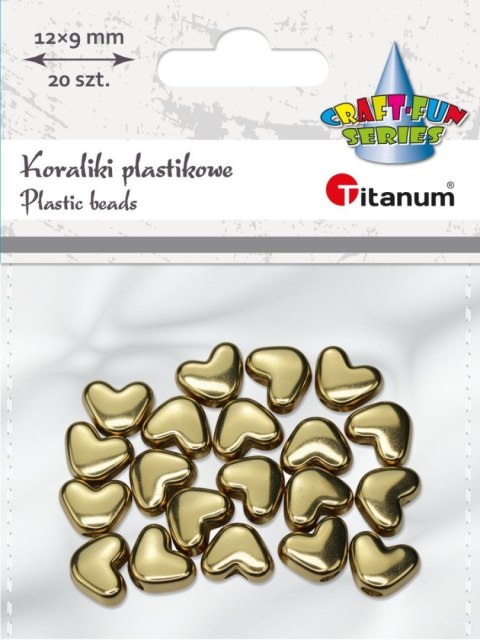 Koraliki kreatywne Craft-Fun Series lustrzane serca Titanum (25BJ033109)