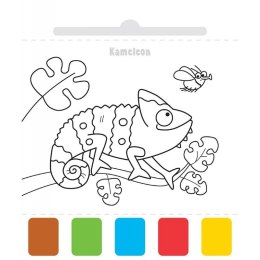 Książka dla dzieci Użyj wody, zbudź kolory! W zoo Aksjomat