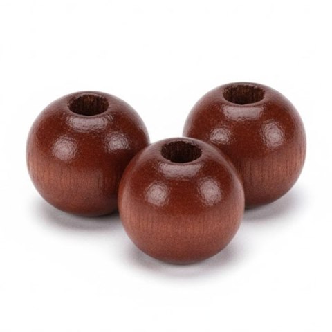 Ozdoba drewniana Craft-Fun Series Korale drewniane w kolorze ciemnobrązowym Titanum (25KBZ002)