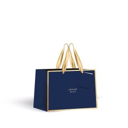 Torba prezentowa GOLD torby ozdobne 5902277318046 [mm:] 230x180x 100 Interdruk (23X18X10)