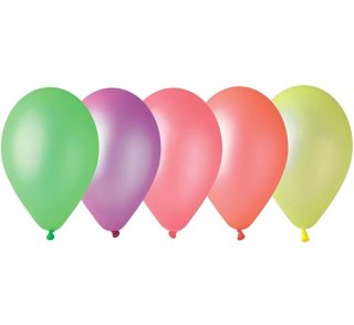 Balon gumowy pastel disco 5 szt. mix 10cal Godan (GZ-DIS5)