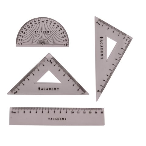 Komplet geometryczny Academy 15 elemantów 4 el. Academy