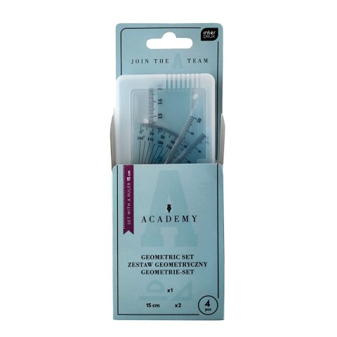 Komplet geometryczny Academy 15 elemantów 4 el. Academy