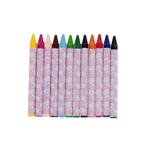 Kredki świecowe KITTY 12 kol. Starpak (559671)