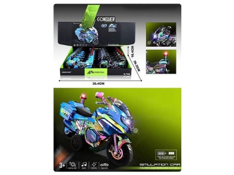 Motocykl światło i dźwięk Bigtoys (BMOT9182)