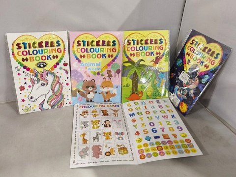 Naklejka (nalepka) z kolorowanką Adar (628465)