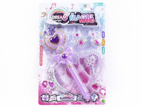 Różdżka światło i dźwięk, z biżuterią Bigtoys (BZP9310)