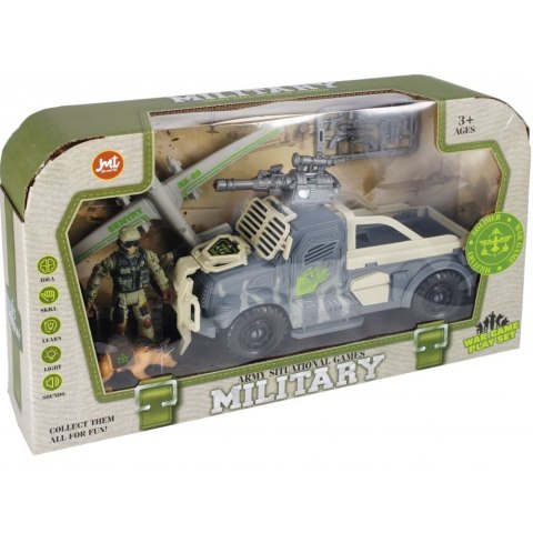Samochód wojskowy, światło i dźwięk Mega Creative (523007)