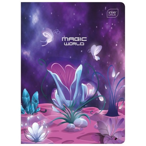 Zeszyt METALIC FANTASY A5 32k. 70g linia kolor Interdruk