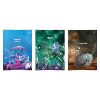 Zeszyt tematyczny A4 COCA COLA Metalic Fantasy 32k. 70g linia Interdruk