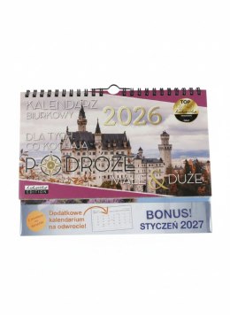 Kalendarz biurkowy PODRÓŻE Kukartka
