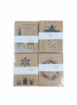 Kartka składana Eko Gwiazdka świeckie B6 Pol-mak (B6EKO)