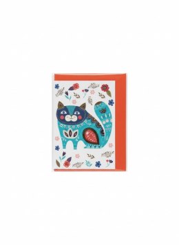 Kartka składana mini B8 KOT TURKUS Henry (5908451980429)